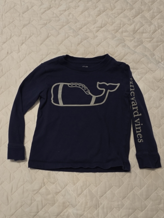 Vineyard Vines Other - Vineyard Vines Navy Long Sleeve Whale Graphic Tee